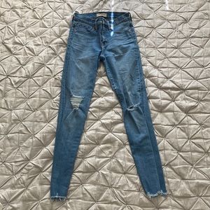 Madewell skinny jeans